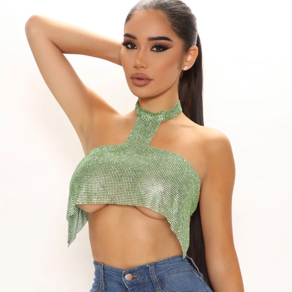 Fashion nova new green top